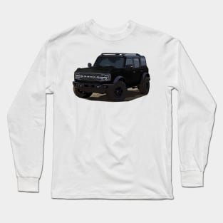 2021 Ford Bronco 4 Door Shadow Black Long Sleeve T-Shirt